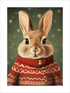 Cute and Festive Rabbit