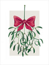 Mistletoe with a Red Bow